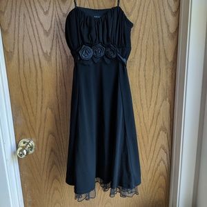 Snap black cocktail dress size 9